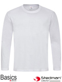 t-shirt męski z długim rękawem SST2500 Stedman biały t-shirt męski z długim rękawem SST2500 Stedman biały