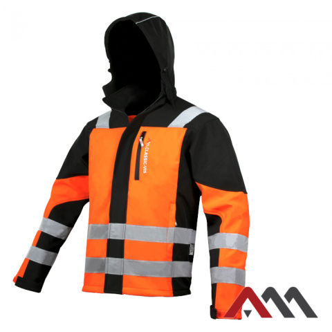 kurtka robocza ostrzegawcza softshell Classic-Vis orange Art.Master