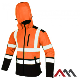 kurtka robocza ostrzegawcza softshell Softref Orange Art.Master