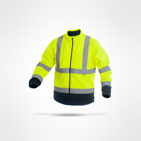 polar roboczy Drogowiec Winter Sara Workwear żółty