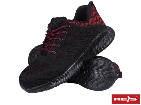 półbuty robocze SB P SRA BRPAVEL Reis czarno-czerwone półbuty robocze SB P SRA BRPAVEL Reis czarno-czerwone