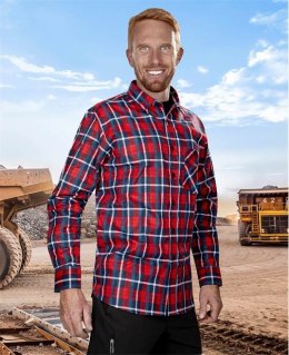 koszula robocza flanelowa Jonah H13086 Ardon czerwona