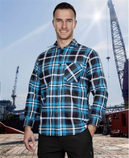 koszula robocza flanelowa Jonah H20086 Ardon niebieska