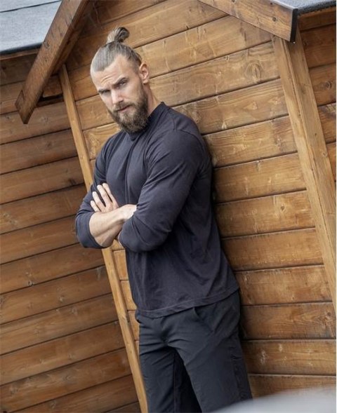 koszulka robocza z długim rękawem Cuba H13017 Ardon czarna koszulka robocza z długim rękawem Cuba H13017 Ardon czarna