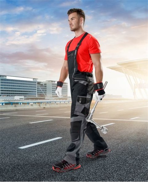 spodnie bhp ogrodniczki H9722 R8ED+ Ardon skrócone czarne spodnie bhp ogrodniczki H9722 R8ED+ Ardon skrócone czarne