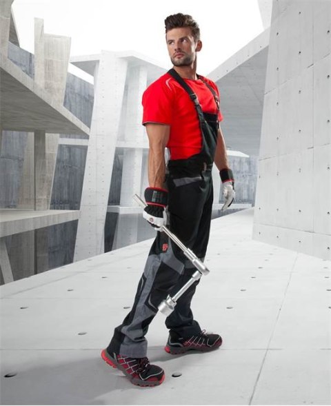 ogrodniczki robocze H9722 Ardon R8ED+ skrócone czarne ogrodniczki robocze H9722 Ardon R8ED+ skrócone czarne