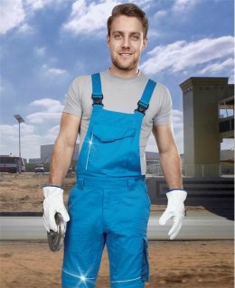 spodnie robocze ogrodniczki Summer H6119 Ardon przedłużone niebieskie