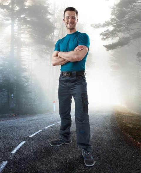 spodnie robocze do pasa 4Tech H9309 Ardon przedłużone szare spodnie robocze do pasa 4Tech H9309 Ardon przedłużone szare