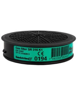Filtr SUNDSTRÖM - SR 316 K1 do półmasek i masek cłotwarzowych - WYPRZEDAŻ