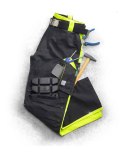 spodnie robocze monterskie H6433 Ardon Neon przedłużone czarno-żółte