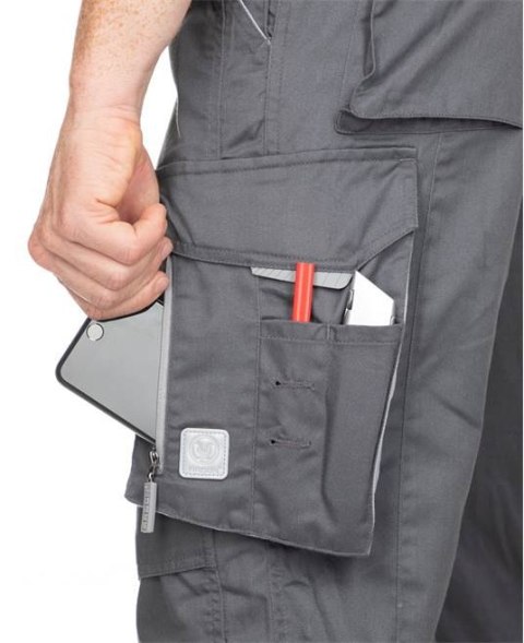 spodnie robocze monterskie H6124 Ardon Summer przedłużone ciemnoszare spodnie robocze monterskie H6124 Ardon Summer przedłużone ciemnoszare