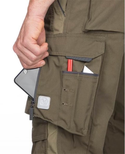 męskie spodnie do pasa H6450 Ardon Urban+ przedłużone khaki męskie spodnie do pasa H6450 Ardon Urban+ przedłużone khaki