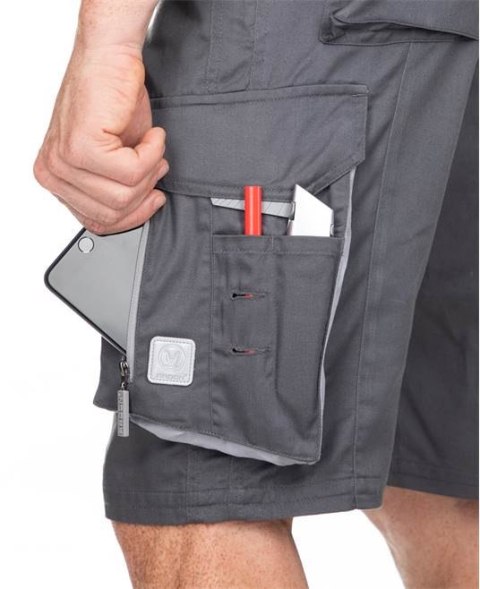 szorty do pracy H6128 Ardon Summer ciemnoszare szorty do pracy H6128 Ardon Summer ciemnoszare