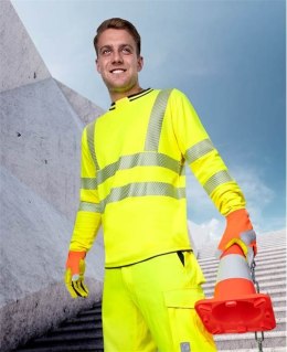 t-shirt roboczy ostrzegawczy z długim rękawem Signal HiViz H5926 Ardon żółty