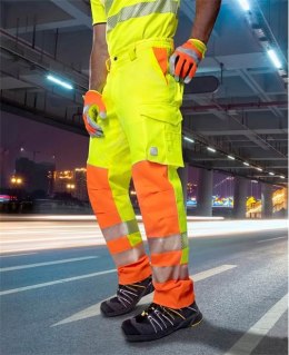 spodnie robocze do pasa ostrzegawcze Signal H5901 Ardon żółto-pomarańczowe