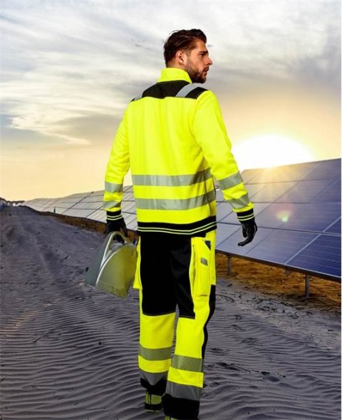 bluza bhp polarowa odblaskowa Signal HiViz H5956 Ardon żółto-czarna bluza bhp polarowa odblaskowa Signal HiViz H5956 Ardon żółto-czarna