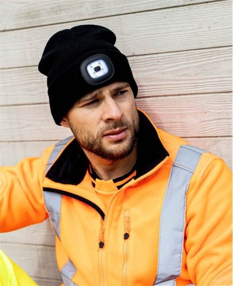 czapka robocza zimowa z latarką LED Boast H6070 Ardon czarna czapka robocza zimowa z latarką LED Boast H6070 Ardon czarna