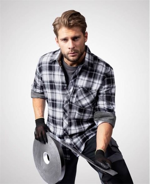 koszula robocza flanelowa Optiflannels H9747 Ardon czarna koszula robocza flanelowa Optiflannels H9747 Ardon czarna