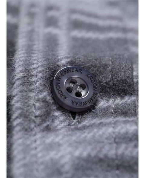 koszula męska flanelowa H20095 Urban Ardon szara