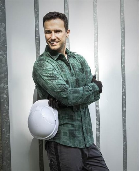 koszula robocza flanelowa Urban H20092 Ardon zielona