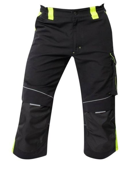 spodnie bhp do pasa 3/4 Neon H6520 Ardon czarno-żółte spodnie bhp do pasa 3/4 Neon H6520 Ardon czarno-żółte