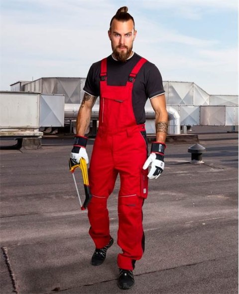 spodnie robocze ogrodniczki Urban+ H6495 Ardon przedłużone jasnoczerwone spodnie robocze ogrodniczki Urban+ H6495 Ardon przedłużone jasnoczerwone