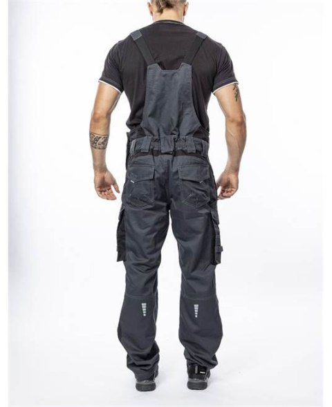 spodnie bhp z szelkami H9293 Vision Ardon skrócone ciemnoszare spodnie bhp z szelkami H9293 Vision Ardon skrócone ciemnoszare