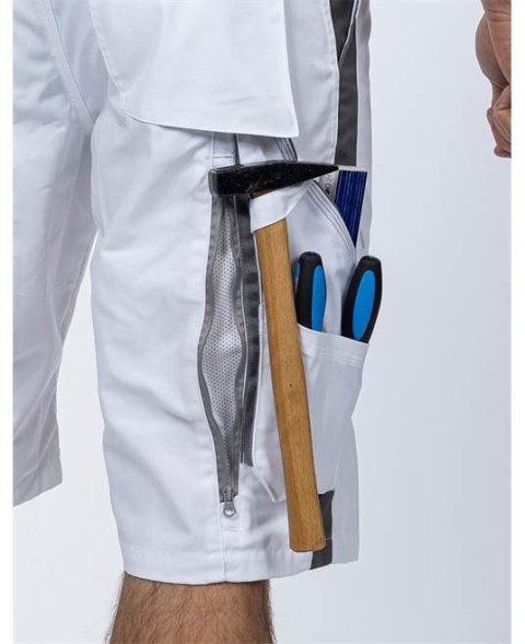 krókie spodenki męskie H6505 Ardon Urban+ biało-szare krókie spodenki męskie H6505 Ardon Urban+ biało-szare