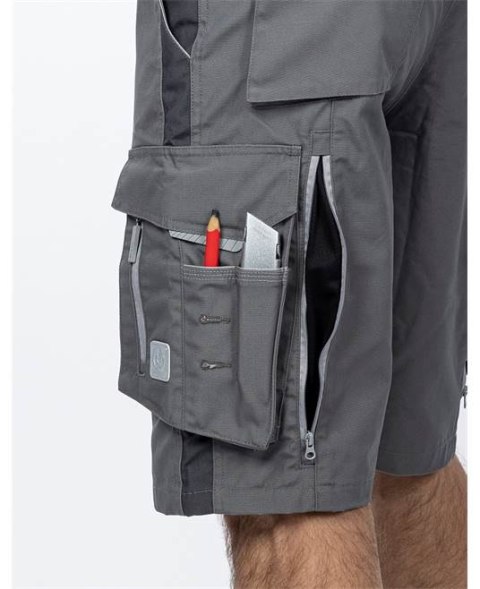 krótkie spodenki monterskie Ardon H6500 Urban+ szare krótkie spodenki monterskie Ardon H6500 Urban+ szare