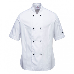 bluza robocza damska szefa kuchni Rachel krótki rękaw C737 Portwest