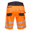 Portwest PW348 krótkie spodenki robocze ostrzegawcze PW3 pomarańczowo-czarne
