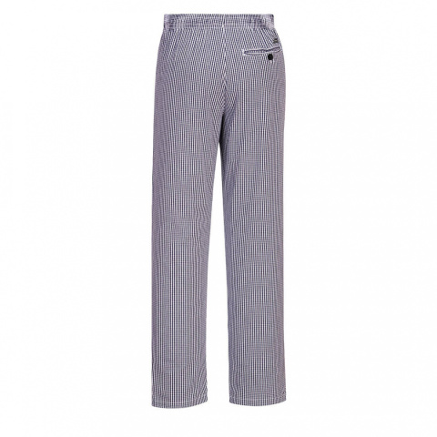 Portwest C079 spodnie kucharskie do gastronomii Bromley niebieska kratka Portwest C079 spodnie kucharskie do gastronomii Bromley niebieska kratka