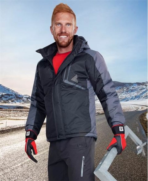 kurtka robocza zimowa męska York H2192 Ardon szaro-czarna kurtka robocza zimowa męska York H2192 Ardon szaro-czarna