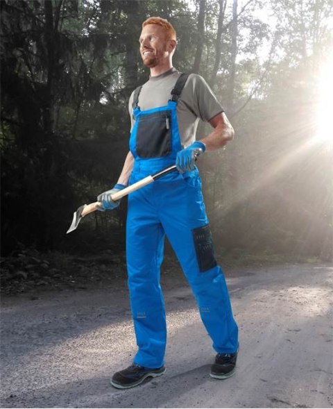 spodnie robocze ogrodniczki 4Tech H9406 Ardon przedłużone niebiesko-czarne spodnie robocze ogrodniczki 4Tech H9406 Ardon przedłużone niebiesko-czarne