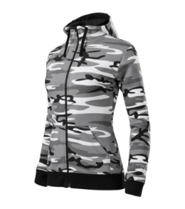 bluza robocza damska Camo Zipper C20 Malfini szara