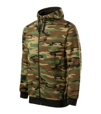 bluza robocza męska Camo Zipper C19 Malfini brązowa bluza robocza męska Camo Zipper C19 Malfini brązowa