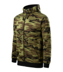 bluza robocza męska Camo Zipper C19 Malfini zielona bluza robocza męska Camo Zipper C19 Malfini zielona