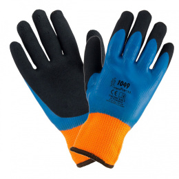 rękawice robocze ocieplane powlekane lateksem 1049 Urgent