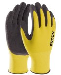 Ardon AR8007 Petrax rękawice robocze powlekane pianką lateksową żółte Ardon AR8007 Petrax rękawice robocze powlekane pianką lateksową żółte