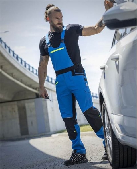 spodnie robocze ogrodniczki H6084 4Xstretch Ardon niebieskie spodnie robocze ogrodniczki H6084 4Xstretch Ardon niebieskie