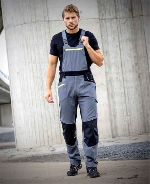 spodnodnie robocze ogrodniczki H6098 4Xstretch Ardon szare spodnodnie robocze ogrodniczki H6098 4Xstretch Ardon szare