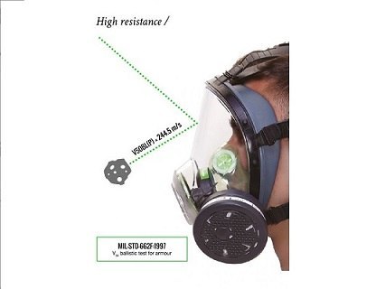 BLS 5600 Maska pełnotwarzowa filtrująca silikonowa