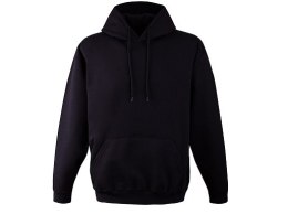 BLUZA Z KAPTUREM 280G CZARNA ROZM. XXXL