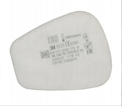 FILTR PRZECIWPYŁOWY 3M KAT. P2 - 5925