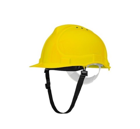 HEŁM PRZEMYSŁOWY Z PASKIEM BRATEK-3 PROCERA ŻÓŁTY HEŁM PRZEMYSŁOWY Z PASKIEM BRATEK-3 PROCERA ŻÓŁTY