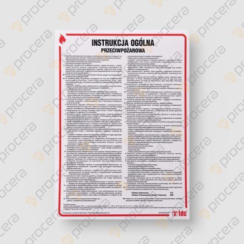 INSTRUKCJA PPOŻ - INSTRUKCJA OGÓLNA PRZECIWPOŻAROWA - DB 001 DN CN INSTRUKCJA PPOŻ - INSTRUKCJA OGÓLNA PRZECIWPOŻAROWA - DB 001 DN CN
