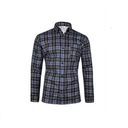 KOSZULA FLANELOWA KRATA SZARA ROZM. S