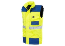 BEZRĘKAWNIK OCIEPLANY PROMAN 260 ŻÓŁTY HV ROZM. 52