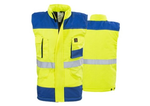 BEZRĘKAWNIK OCIEPLANY PROMAN 260 ŻÓŁTY HV ROZM. 58 BEZRĘKAWNIK OCIEPLANY PROMAN 260 ŻÓŁTY HV ROZM. 58