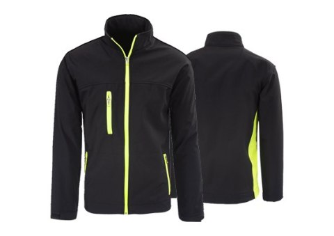 SOFTSHELL KURTKA CZARNO ŻÓŁTA ROZM. M SOFTSHELL KURTKA CZARNO ŻÓŁTA ROZM. M